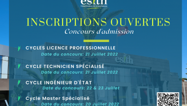 Inscriptions ouvertes aux concours d'admission