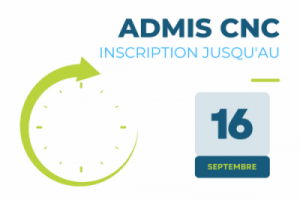 Inscriptions des admis au CNC