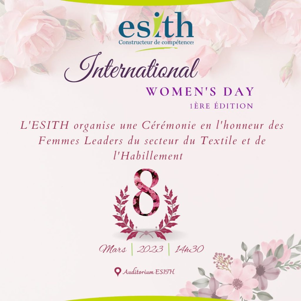 L’ESITH rend hommage aux Femmes Chefs d’Entreprises du secteur du Textile lors de la journée internationale des droits de la Femme