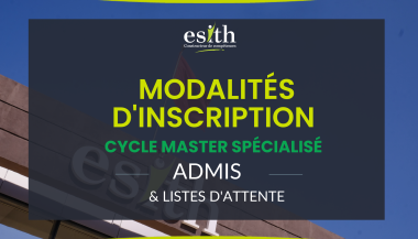 Cycle Master Spécialisé- Modalités D’inscription 2023-2024